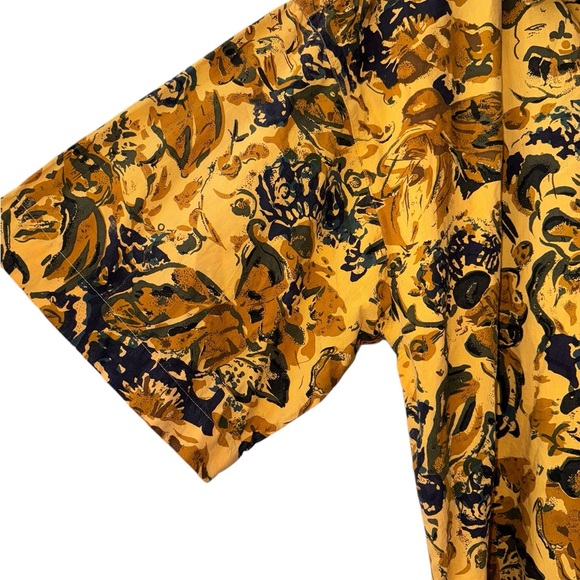 Movin Free Men’s VTG Hawaiian Abstract Button Down Short Sleeve Shirt RARE Sz XL - Picture 9 of 12